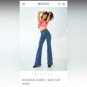 Revice roller girl high waisted jeans